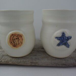 2 Pottery Mugs Handcrafted by Michael Stanley (PEI)
